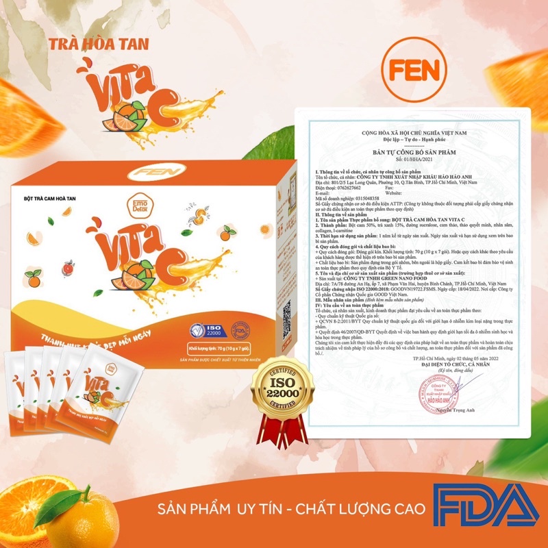 VitaminC Cam Tươi Detox