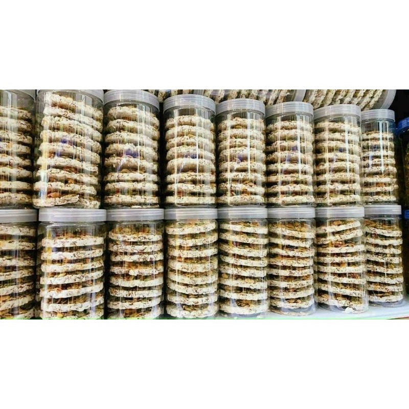 Bánh Gạo Lứt Mix Hạt Nướng Mật Ong Hũ 250gr