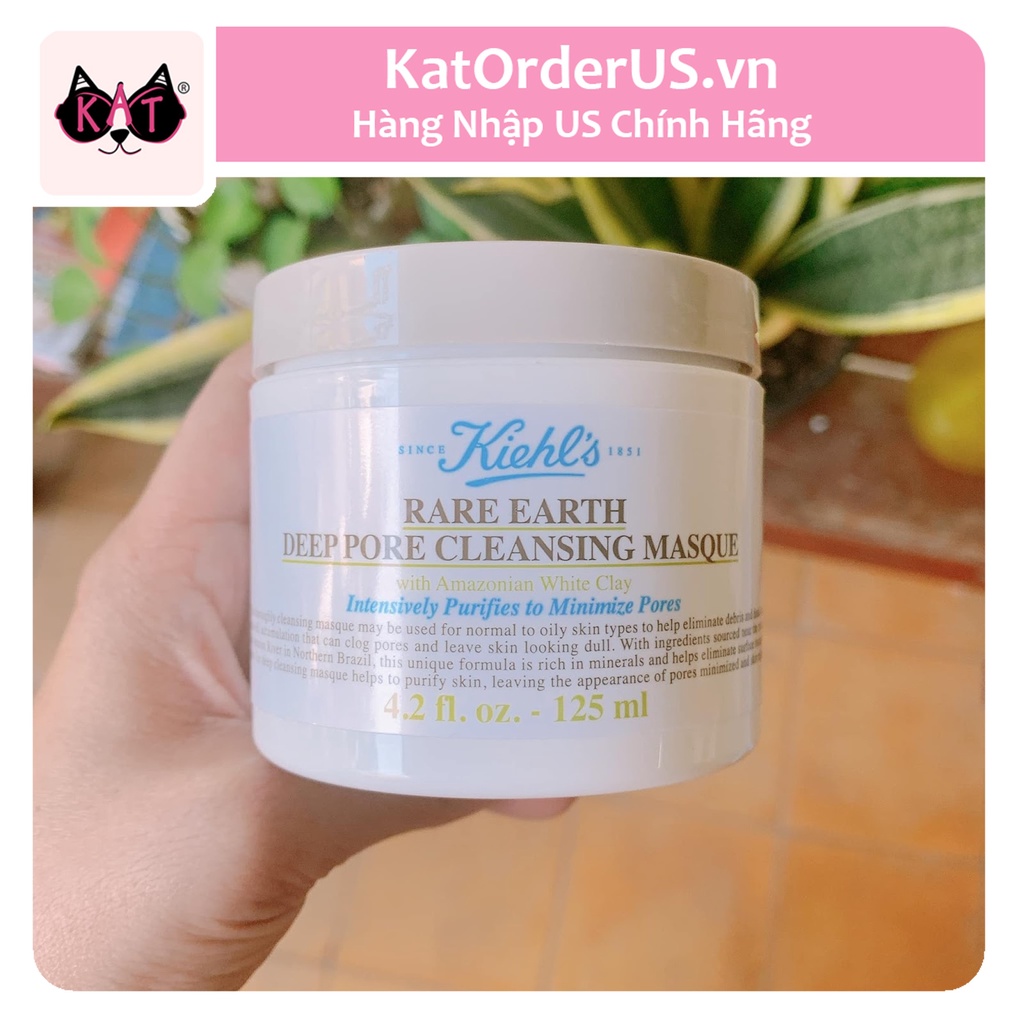 Mặt nạ đất sét Kielh's Rare Earth Deep Pore Cleansing Pore