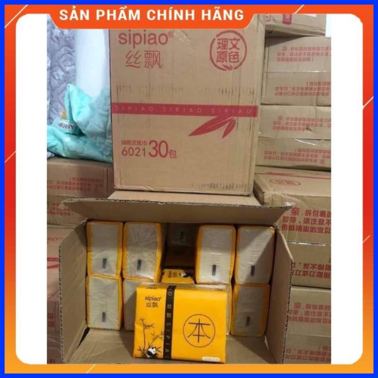 THÙNG 30 gói GIẤY ĂN CAO CẤP GẤU TRÚC SIÊU MỀM DAI, giấy 300 tờ mềm mại