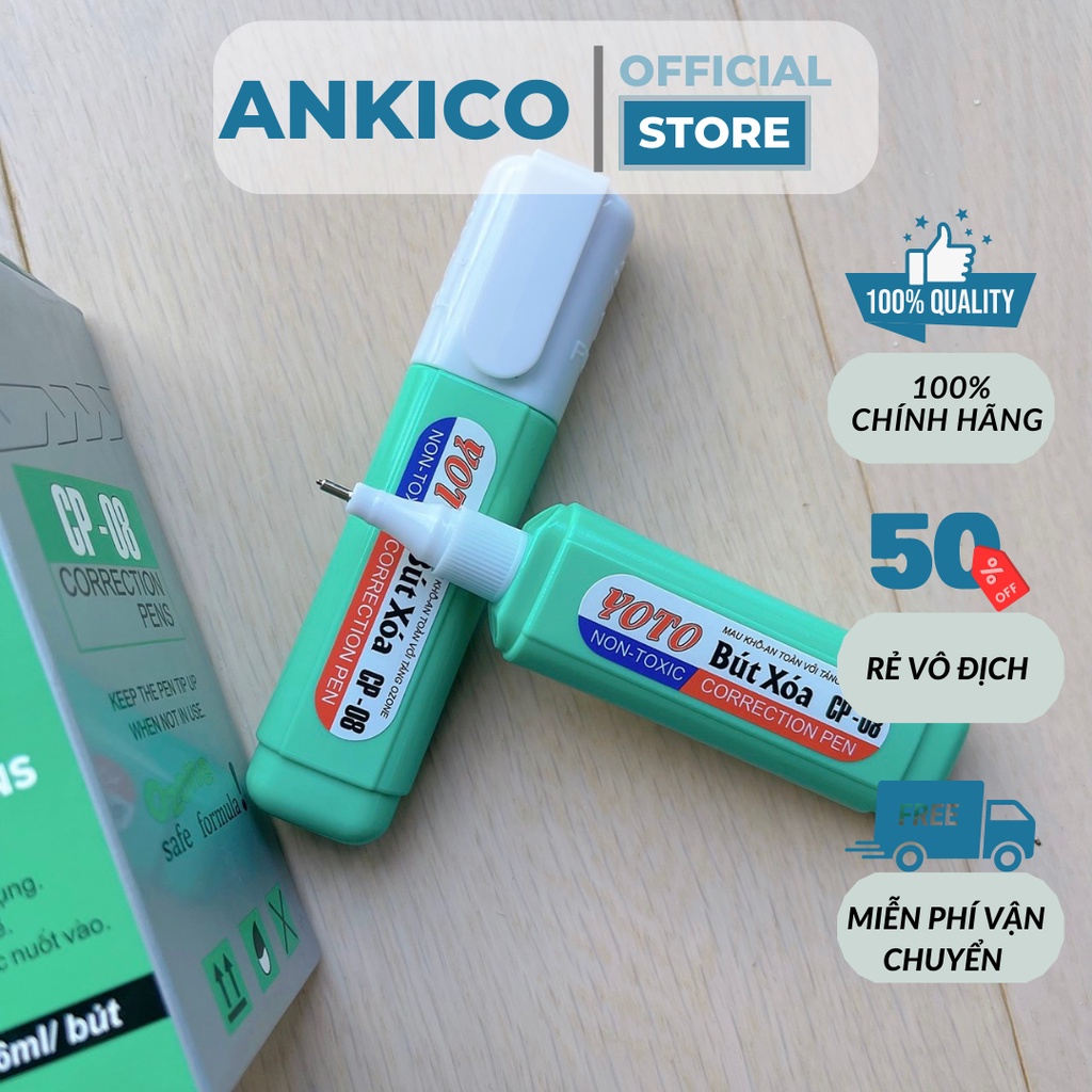 Bút xóa nước Yoto CP-08 giá rẻ dung tích lớn 16ml ANKICO