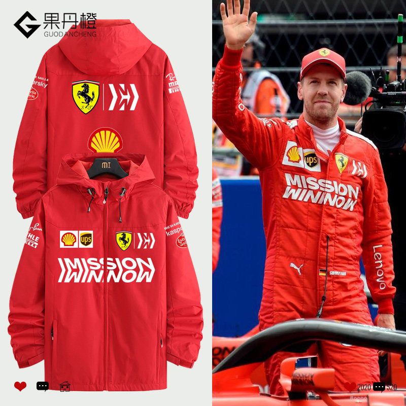 Áo Khoác Gió Ferrari Fleet f1 Thời Trang Cho Người Yêu