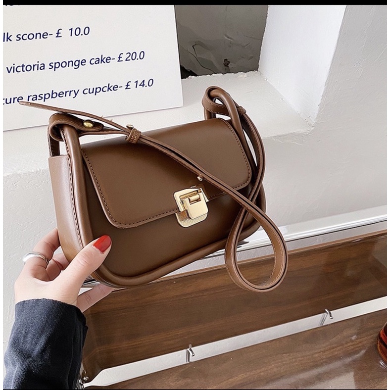 Túi xách nữ, túi kẹp nách khoá gập siêu xinh,siêu dễ thương