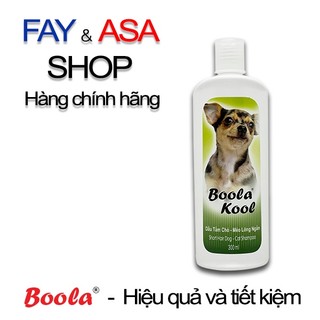 Dầu tắm Chó, Mèo Boola Kool 300ml chuyên dùng cho thú cưng lông ngắn