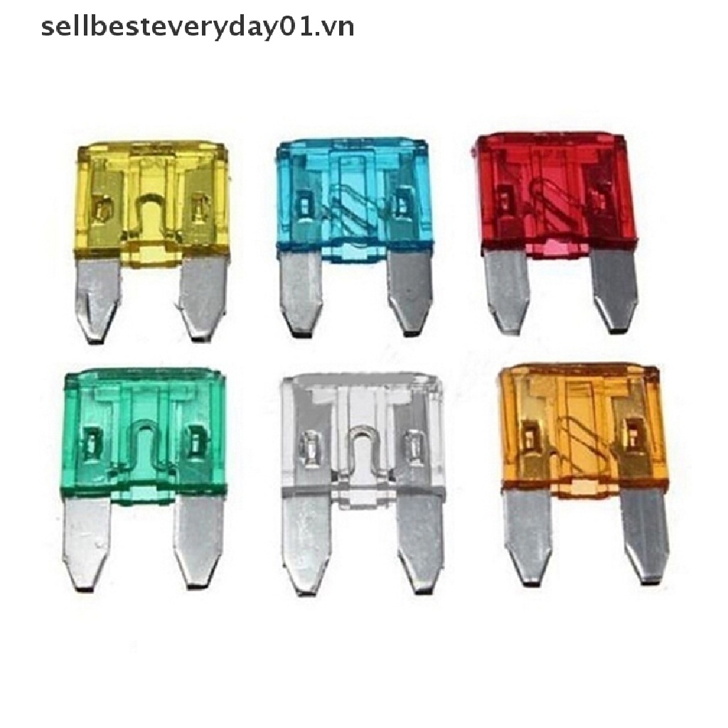 Set 60 Cầu Chì Lưỡi Mini 5A 10A 15A 20A 25 / 30A.