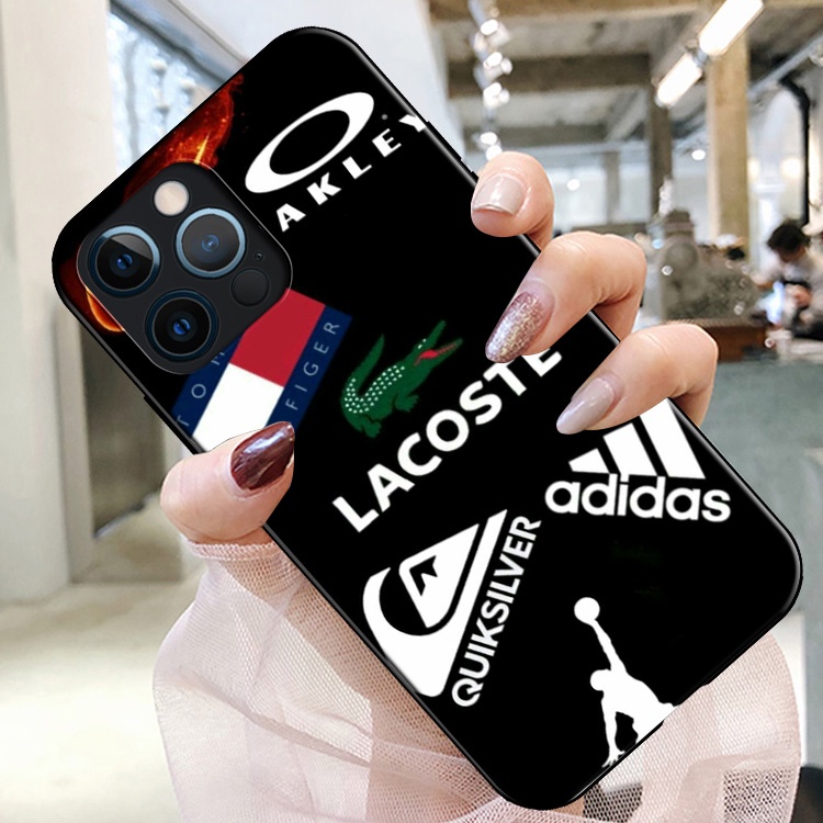 Ốp Điện Thoại Silicon Mềm Hình Logo Lacoste Cho iPhone 14 Plus 13 Mini Pro Max 13mini 13pro 13promax 14 + EDC65