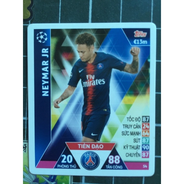 Thẻ cầu Thủ Bóng đá Topps