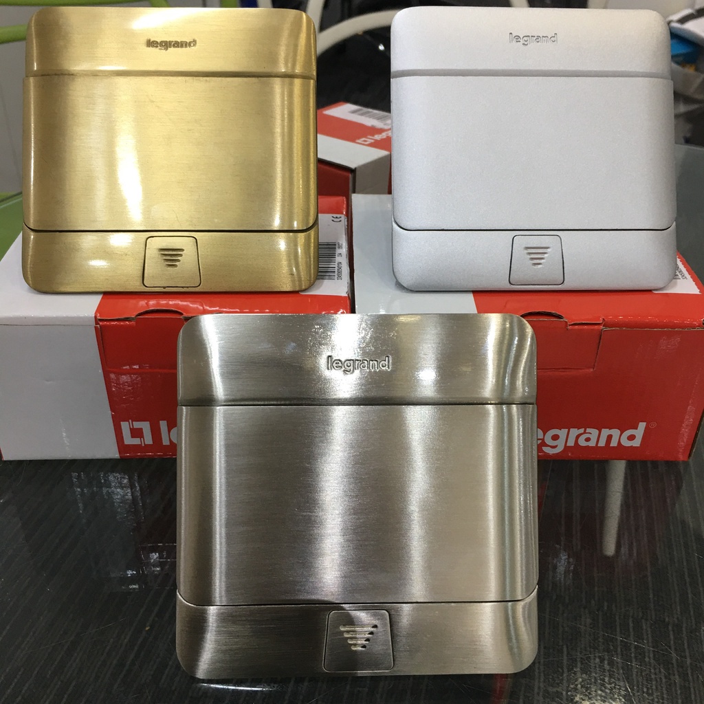 Ổ cắm âm sàn đôi chính hãng Legrand