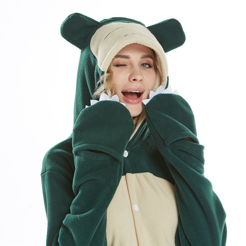 Bộ Đồ Ngủ Liền Thân Hóa Trang Nhân Vật Anime Pokemon Kigurumi Snorlax