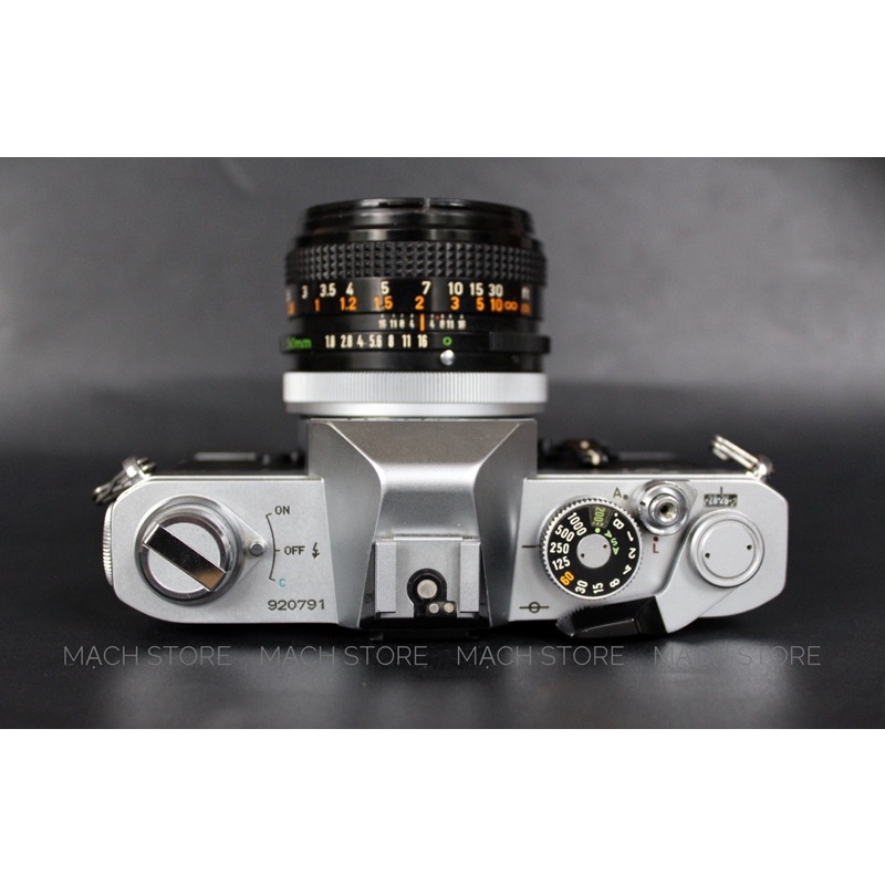 MÁY ẢNH FILM CANON FTb + LENS CANON FD 50MM F/1.8