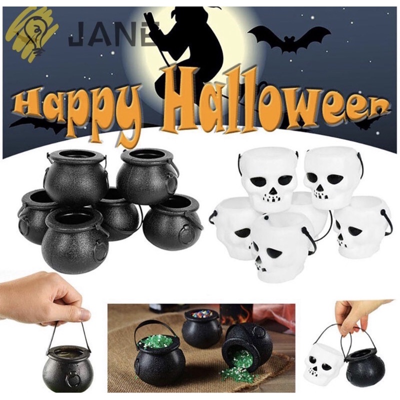 Hũ đựng kẹo  mini 7cm mẫu Halloween 🎃