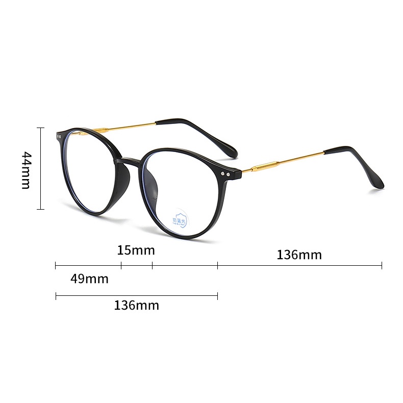 Mắt Kính Chống Bức Xạ Ánh Sáng Xanh Thời Trang Cho Nam Và Nữ 8201