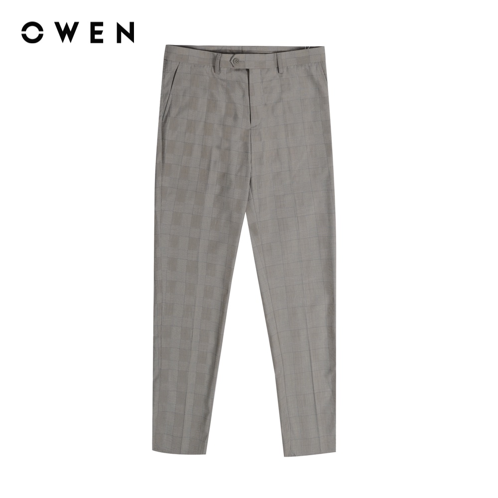 OWEN - Quần tây Trendy Be melange - QD220188