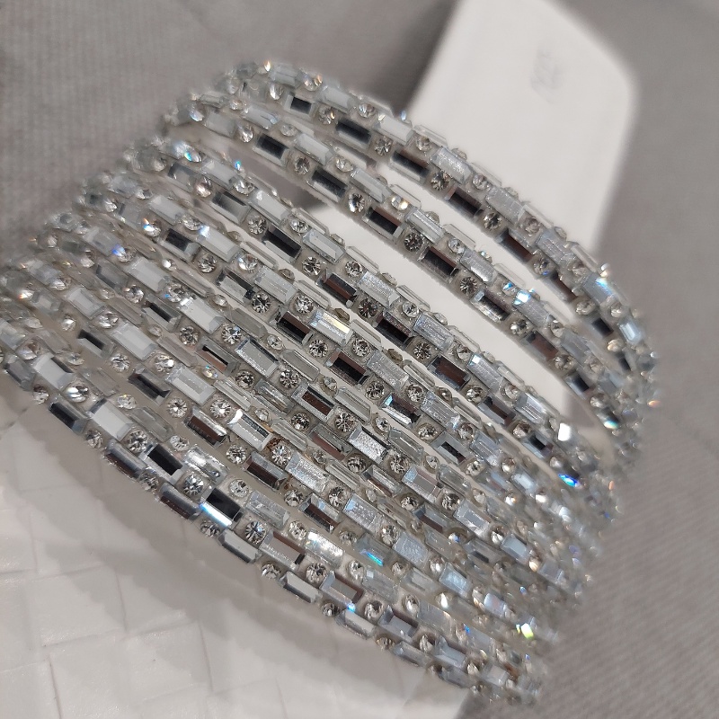 Dép Mũi Vuông Đính Đá Thời Trang Nữ Cao Cấp Gót Cao 4cm Chống Trơn Trượt Phong Cách Trẻ Trung Sang Trọng Cidu GN01