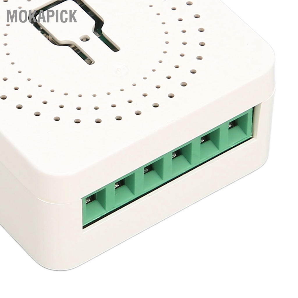 Mokapick Mô-đun chuyển tiếp thông minh mini Chức năng hẹn giờ điều khiển từ xa APP cho TUYA AC100‑240V