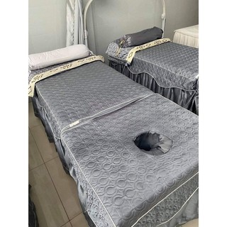 Ga/drap lụa chần giường gội, giường 2in1