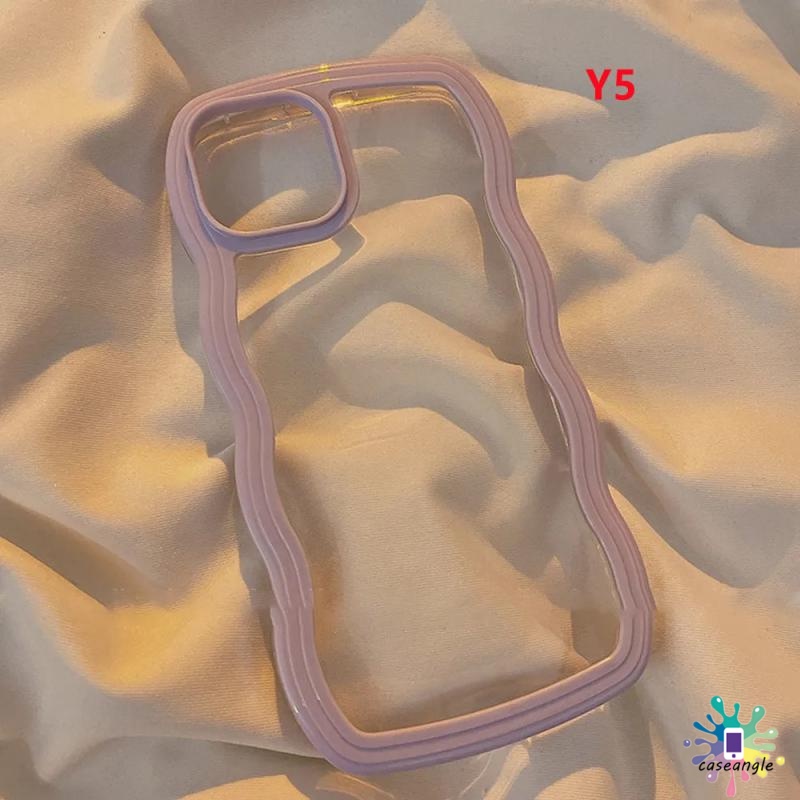 Ốp Điện Thoại Mềm Trong Suốt Viền Lượn Sóng Cho IPhone 7Plus 11 XR 6 6S 7 8 Plus 12 13 Pro Max 8Plus X XS Max 11Pro Max 14 Pro Max