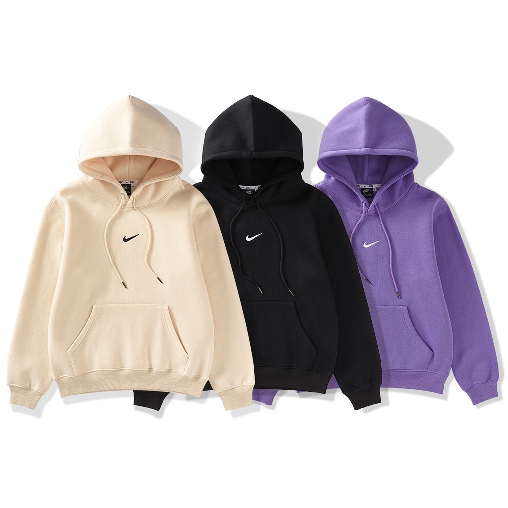 Áo Hoodie Nhung Thêu Chữ Thời Trang Mới