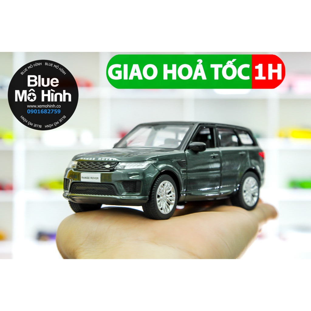 Blue mô hình | Xe mô hình SUV Range Rover Sport 1:36 Xanh
