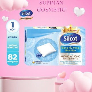 Bông Tẩy Trang Silcot Nhật Bản (hộp 82 miếng)