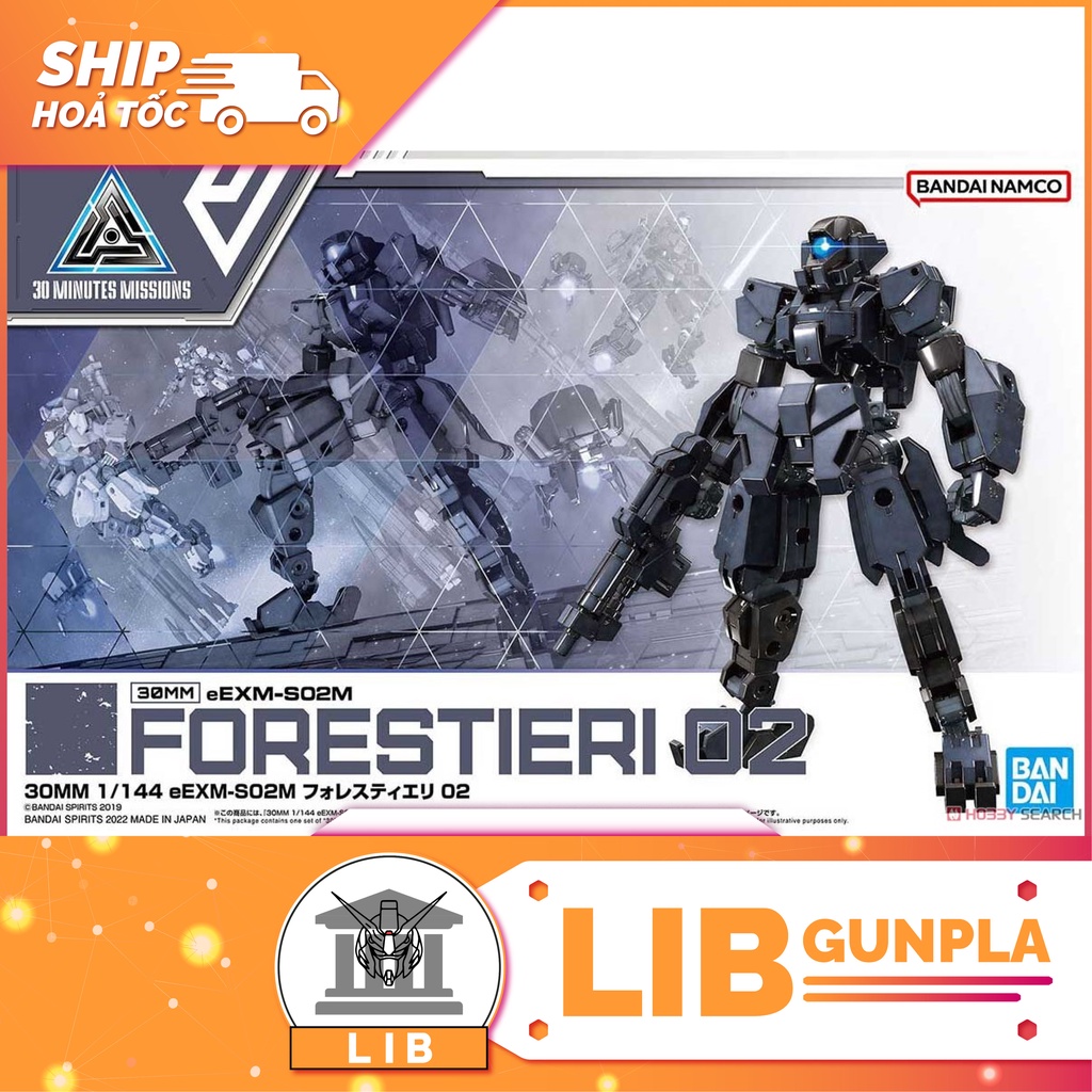 Mô hình lắp ráp Bandai 30MM Forestieri 02