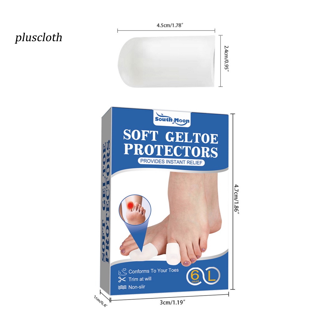 Bộ 6 mũ bảo vệ ngón chân giảm đau chống mòn có thể điều chỉnh - ảnh sản phẩm 8
