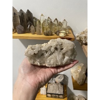 Clear Quartz cluster-Cụm đá thô trắng