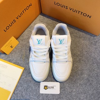 [Bear sneaker] Giày thể thao LV 54 Trainer trắng hàng Like A.U.T.H [bản đẹp nhất tt]