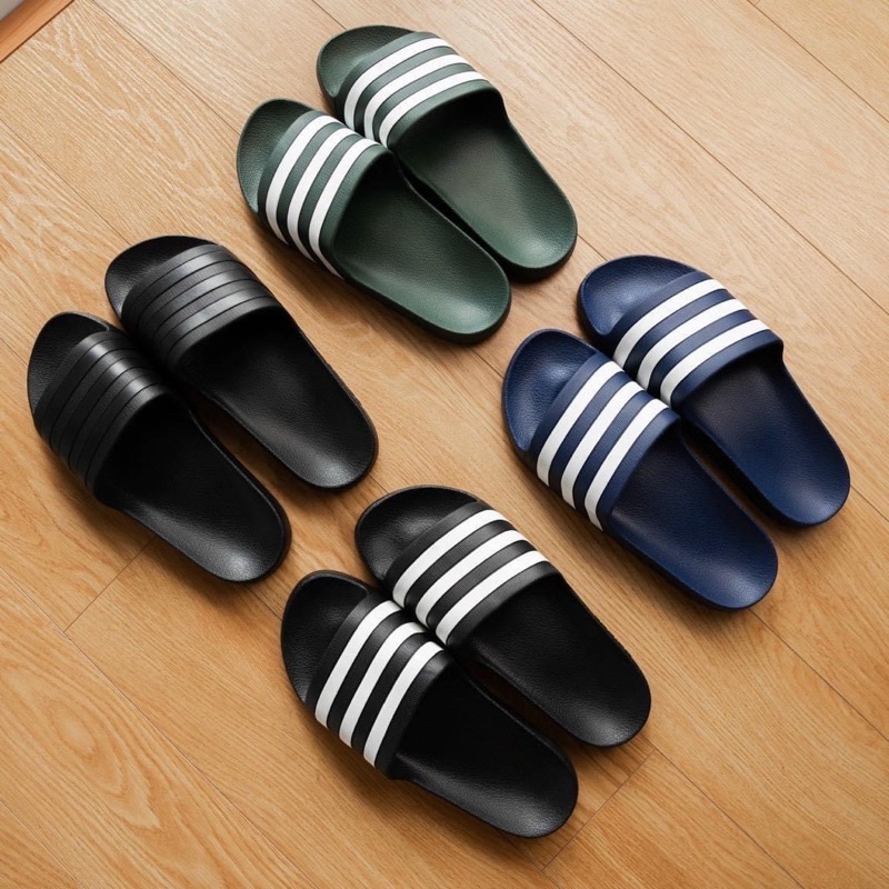 Dép adidas đúc nguyên khối siêu nhẹ,dép nam quai ngang chống hôi chân ful box