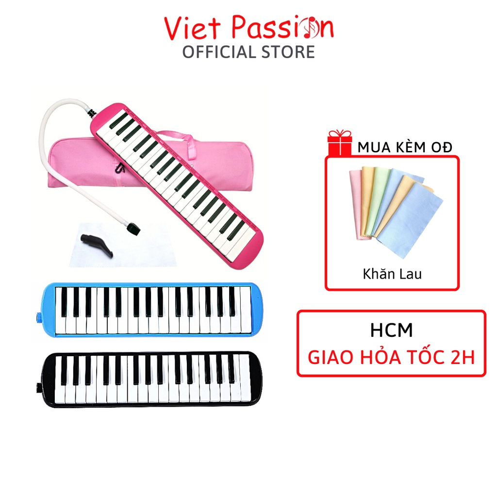 Đàn Kèn Melodica 32 phím và 37 phím có ống thổi dài Tặng kèm túi đựng chất lượng piano mini Viet Passion