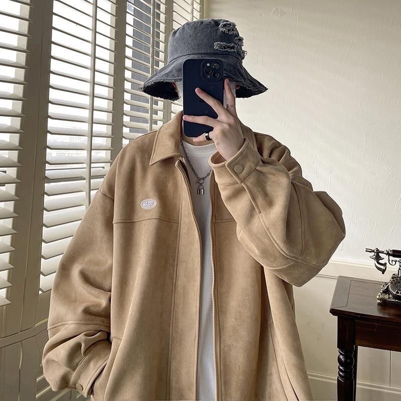 Áo Khoác Da Lộn Vintage Nam Nữ