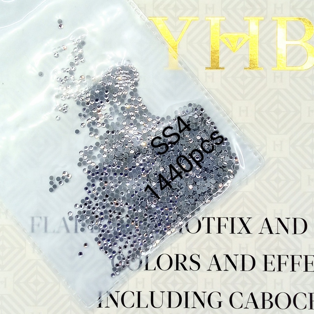 [ ĐÁ  YHB  SIZE NHỎ SIÊU SÁNG ] ĐÁ MÀU TRẮNG - ĐÁ NAIL -ĐÁ SIZE SS4