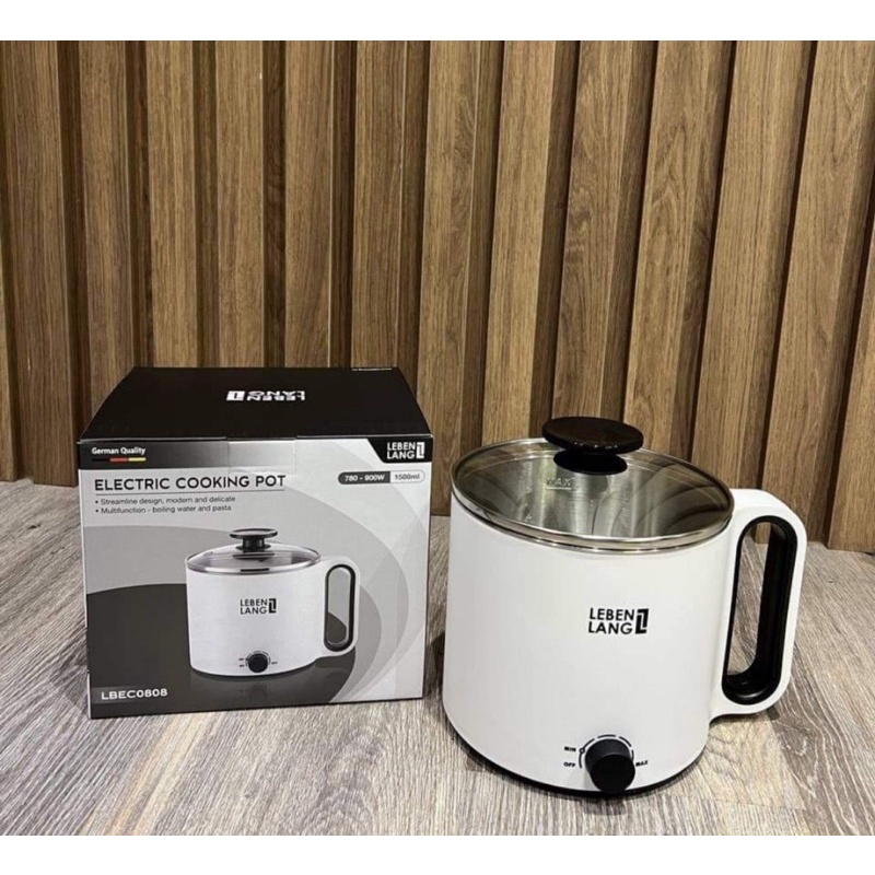 Nồi Đun Siêu Tốc Cao Cấp Lebenlang Đức Inox 304 1,5L