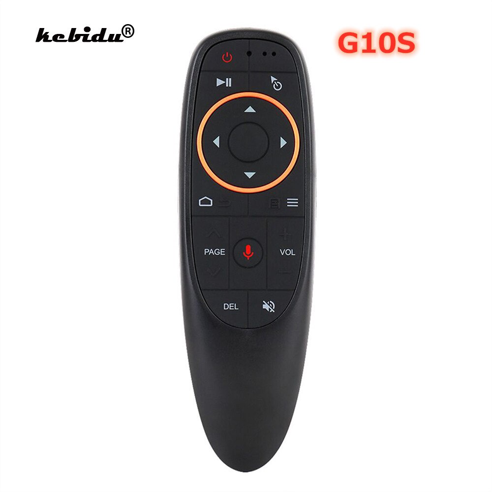 G10S Air Mouse Điều khiển từ xa bằng giọng nói IR Học từ xa Con quay hồi chuyển không dây 2.4G cho H