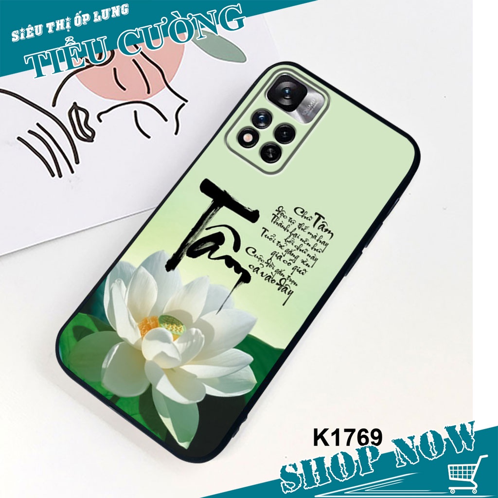 Ốp Xiaomi REDMI NOTE 11 PRO 4G / 5G / PRO PLUS / CHINA in hình Họa tiết Thư Pháp siêu đẹp,RẺ-BỀN-ĐẸP