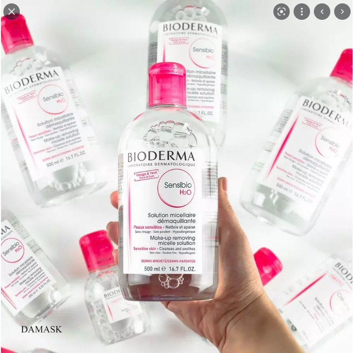 Tẩy Trang Bioderma Sebium H20 Xanh Dành Cho Da Dầu, Da Mụn - Hàng Chính Hãng Bill Đầy Đủ, Date Xa