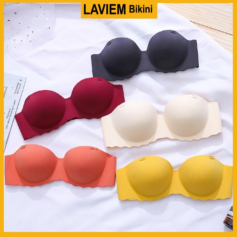 Áo Ngực Su Đúc Bàn Tay Không Gọng Thông Hơi Nâng Ngực LAVIEM Bikini AL015