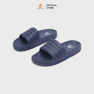 Dép nanu đúc nguyên khối dh191 all navy quai ngang nhựa eva siêu nhẹ