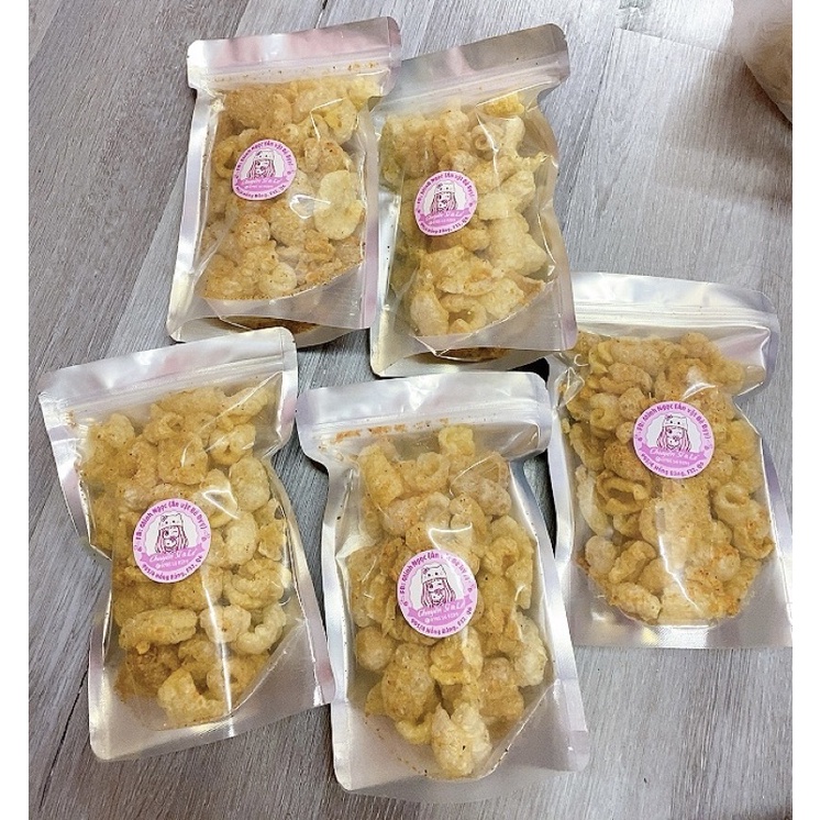 Da Heo Chiên Giòn Lắc Tỏi Túi Zip Trung