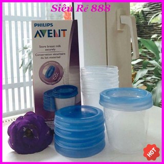 ⚡️ Cốc trữ sữa AVENT 180ml (hộp 5 chiếc)