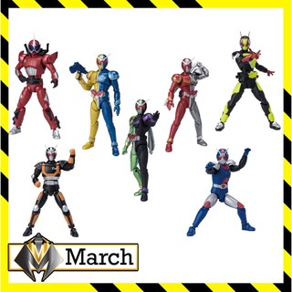 Mô hình Shodo-xx Kamen Rider Double Cyclone Joker, Accel, Zero Two, Black Aqua - SODO