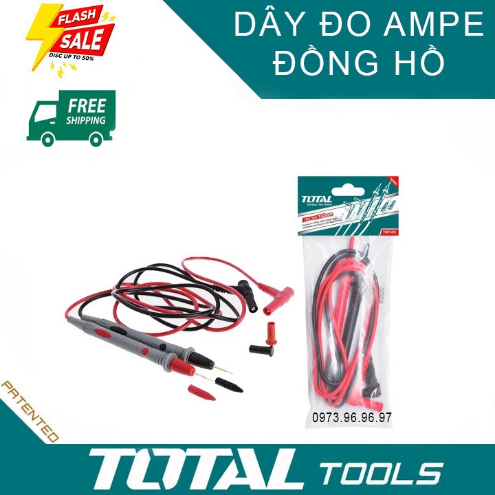 Dây đo ampe dùng cho đồng hồ đo điện tử và kim - Kiểm tra DC,ac, điện áp dòng xoay chiều, trở, thay thế sau dây cũ hỏng