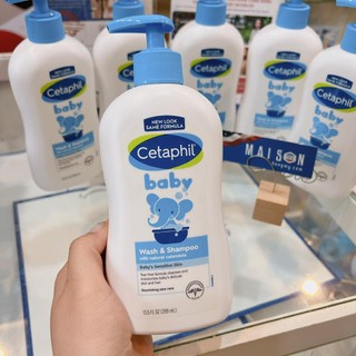 Sữa tắm gội toàn thân cetaphil hoa cúc with organic calendula 399ml mẫu mới 2022