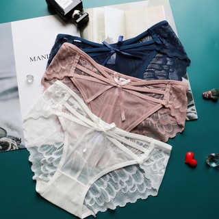 Quần Lót Nữ, Quần Chíp Nữ Đồ Lót Gợi Cảm Sexy Chất Liệu Ren Cao Cấp, Cotton 100% Q21