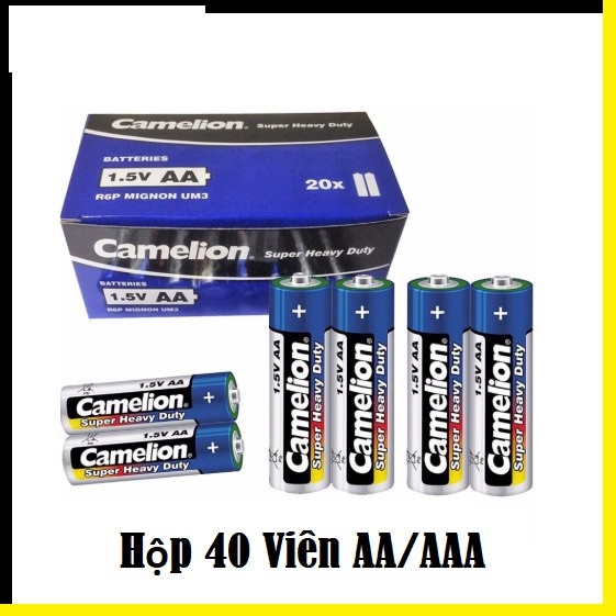 Hộp 40 viên Pin 2A / 3A Camelion