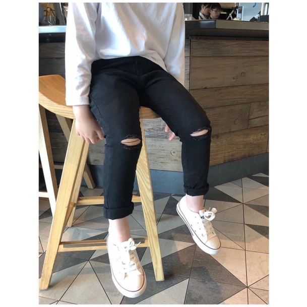 Quần Rách Gối Cho Bé Trai & Gái 9-23kg