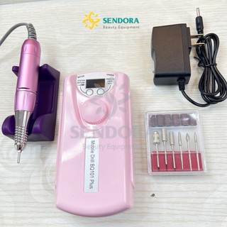 Máy mài móng tay tích điện OBQ-101, Dụng cụ đánh bóng móng cầm tay mini, máy mài Nail tích điện chuyên dụng Sendora