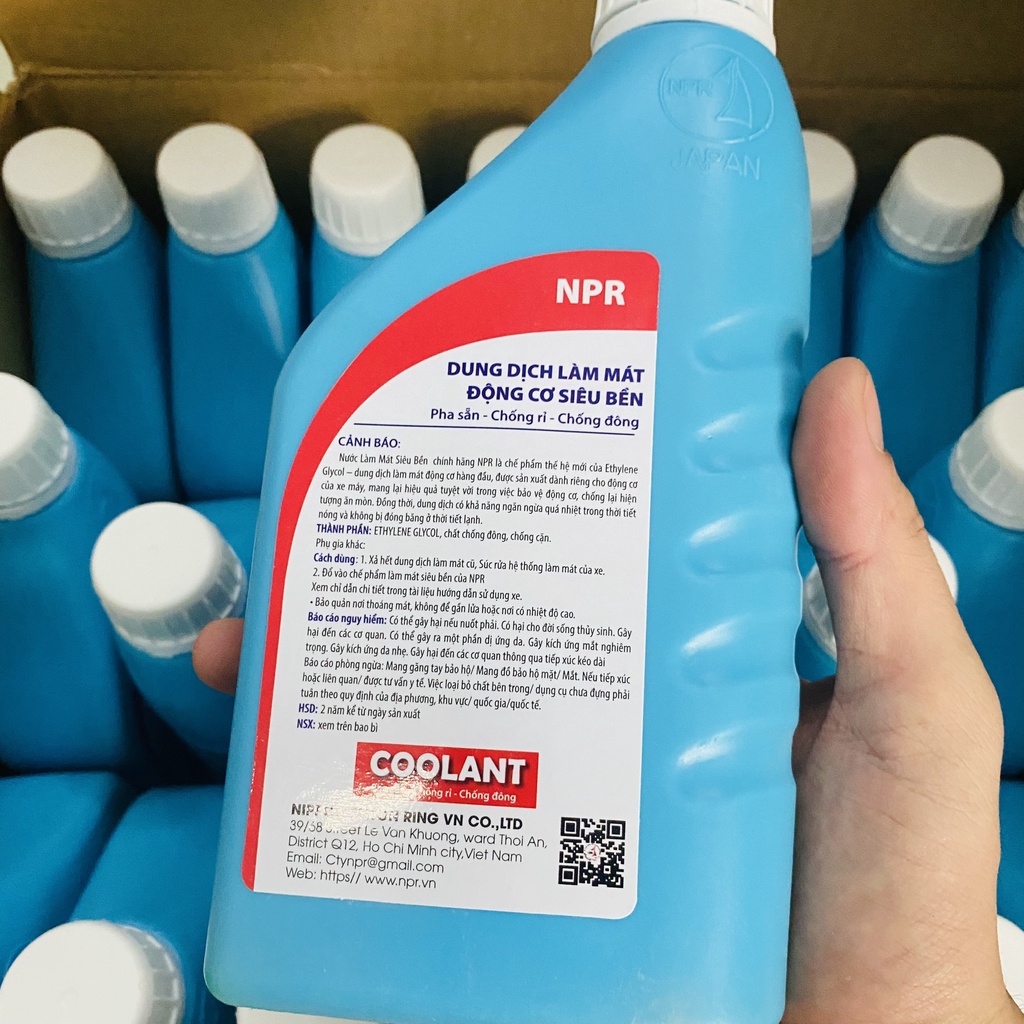Nước làm mát NPR 500ml dung dịch làm mát động cơ xe máy ô tô