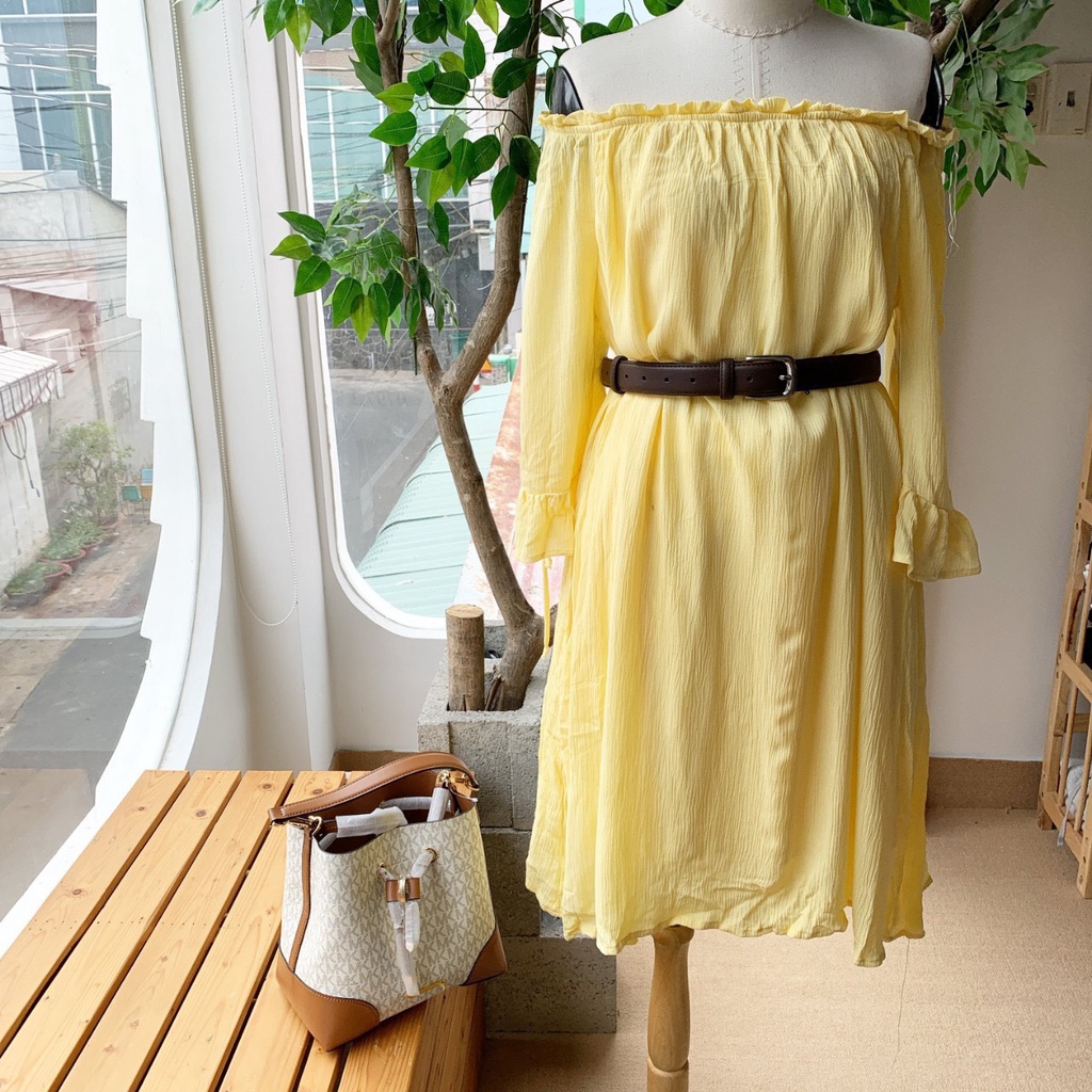 ĐẦM TRỄ VAI BIGSIZE VINTAGE