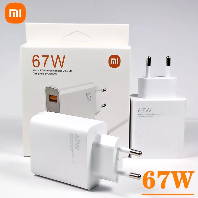 Bộ sạc nhanh Xiaomi Mi 67W Zin bóc máy Và Bộ Sạc 33W Kèm Dây Sạc 6A Type C cho Xiaomi 11 Pro &amp; Xiaomi 11 Ultra -Goteca